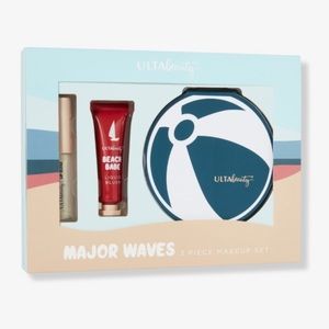 •ULTA BEAUTY•NIB "MAJOR WAVES" 3/PIECE SET- EYE SHADOW, LIP GLOSS, LIQUID BLUSH